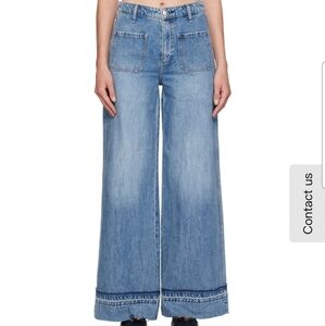 rag & bone Light Blue Flare Jeans